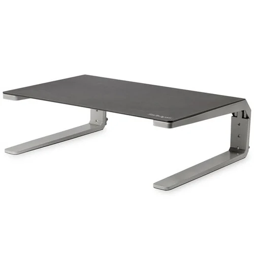 BASE SOPORTE PARA MONITOR DE ALTURA AJUSTABLE – ACERO/ALUMINIO