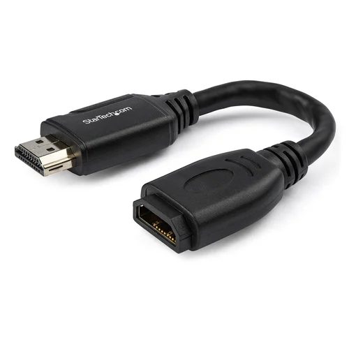 CABLE HDMI 2.0 DE 15 CM CON CONECTORES DE AGARRE – 4K 60HZ