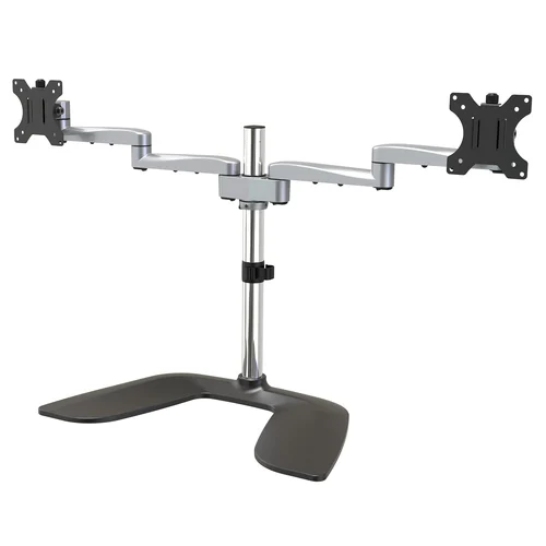 BASE SOPORTE PARA 2 PANTALLAS DE HASTA 32IN-ALTURA AJUSTABLE