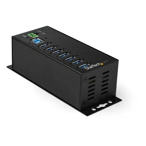 HUB INDUSTRIAL USB 3.0 – 7 PUERTOS – ADAPTADOR DE ALIMENTACION