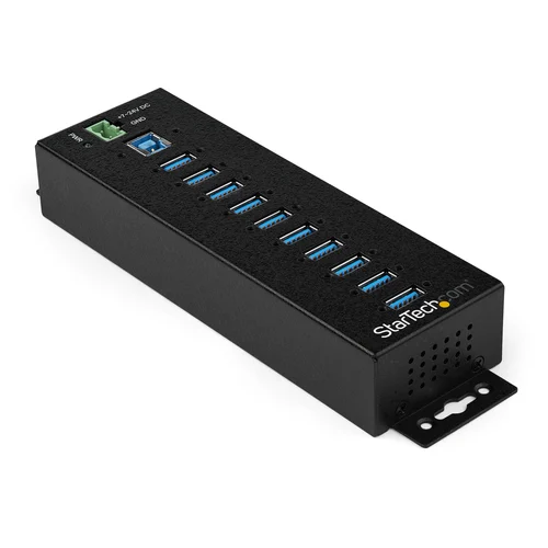 HUB INDUSTRIAL USB 3.0 DE 10 PUERTOS – CON ADAPTADOR DE PODER