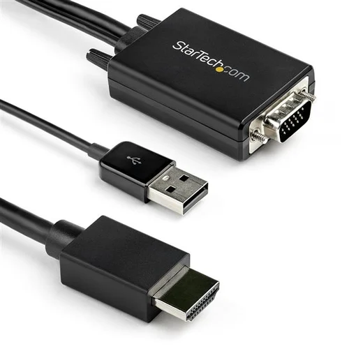CABLE ADAPTADOR DE VGA A HDMI DE 3M CON AUDIO VOA USB 1080P