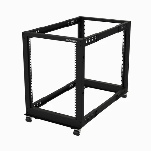 GABINETE RACK DE MARCO ABIERTO 15U – 4 POSTES – AJUSTABLE