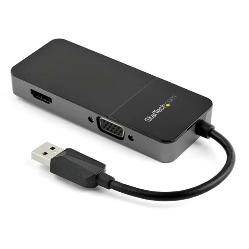 ADAPTADOR DE VIDEO USB 3.0 A H DMI Y VGA – 4K 30HZ – MULTIPUERTOS