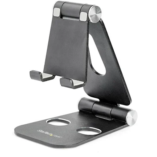 SOPORTE DE ESCRITORIO PARA CEL Y TABLET – PLEGABLE – NEGRO