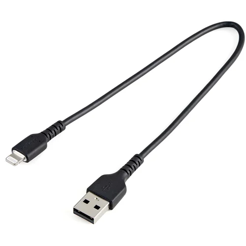 CABLE USB A LIGHTNING NEGRO DE 30CM   CERTIFICACION MFI DE APPLE