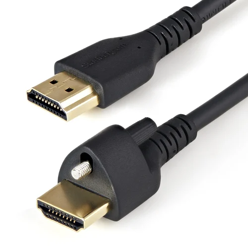 CABLE HDMI DE 2M CON TORNILLO DE SEGURIDAD EN EL CONECTOR