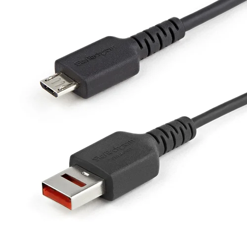 CABLE DE CARGA DE 1M USB-A A MICRO USB – CON BLOQUE DE DATOS