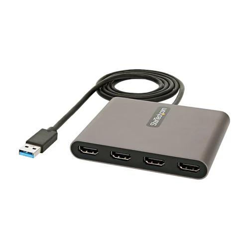 ADAPTADOR USB 3.0 A 4X HDMI USB-A A 4 MONITORES – 1080P