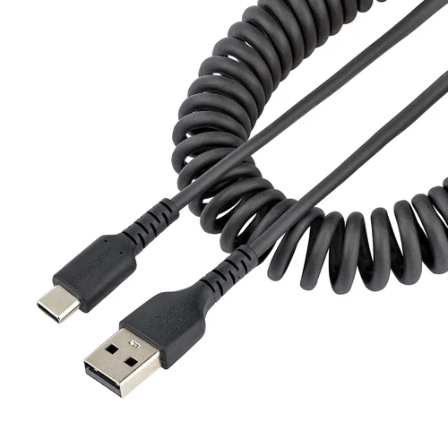 CABLE 50CM CARGA USB A A USB C USB TIPO C EN ESPIRAL USB