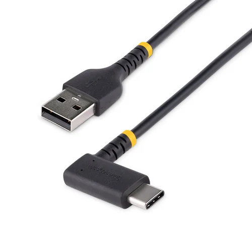 CABLE 2M DE CARGA USB A USB C ACODADO – USB 2.0 – TIPO C