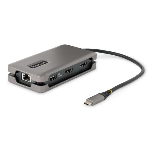 ADAPTADOR MULTIPUERTOS USB-C HDMI DP HUB USB DE 3 PUERTOS