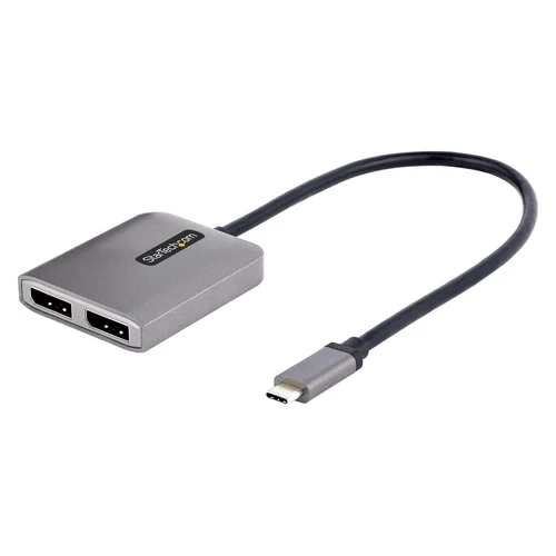 HUB MST USB-C DE 2 PUERTOS DISPLAYPORT 1.4 DSC – 4K 60HZ