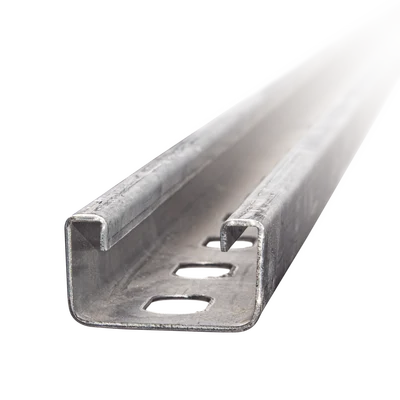 Unicanal Perforado 4 X 2 cm X 3 m / Calibre 16 / Galv. Electrolítico