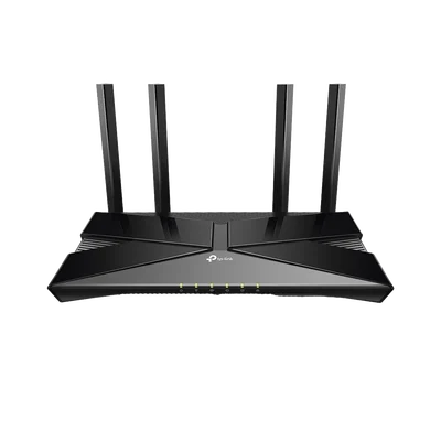 Router WiFi 6 doble banda AX 3000 Mbps /  MU-MIMO y OFDMA / 1 Puerto WAN 10/100/1000 Mbps / 4 Puertos LAN 10/100/1000 Mbps / 4 Potentes Antenas.