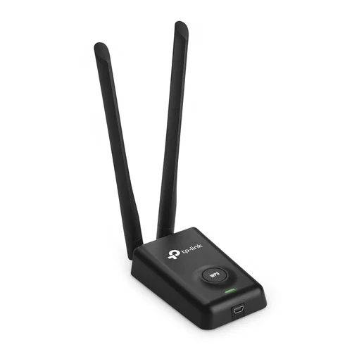 ADAPTADOR USB INALAMBRICO DE ALTA POTENCIA 300MBPS 2 ANTENAS