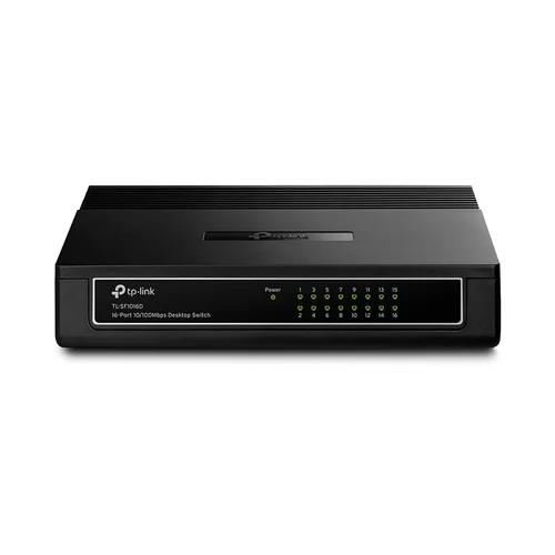 SWITCH DE ESCRITORIO CON 16 PUERTOS FAST ETHERNET 8 PUERTOS RJ