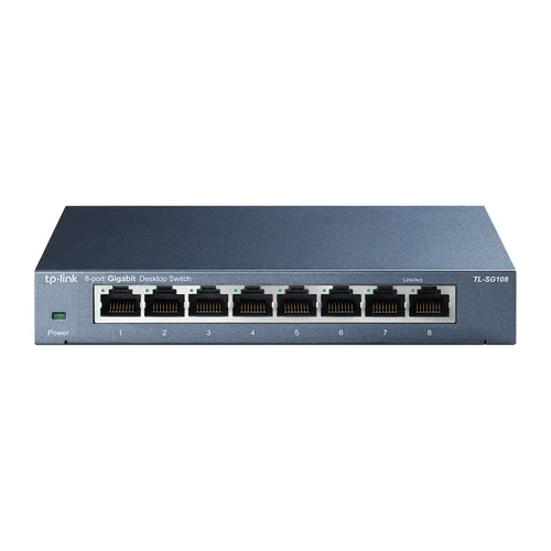 SWITCH DE ESCRITORIO CON 8 PUERTOS GIGABIT SIN ADMINISTRACI