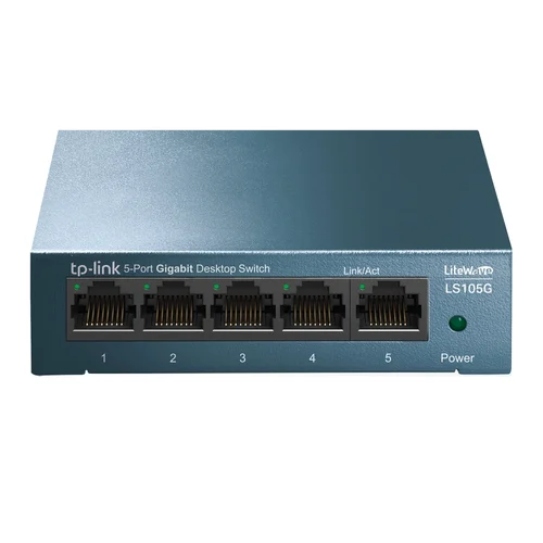 SWITCH DESKTOP DE 5 PUERTOS GIGABIT AUTO-MDI/MDIX LITEWAVE
