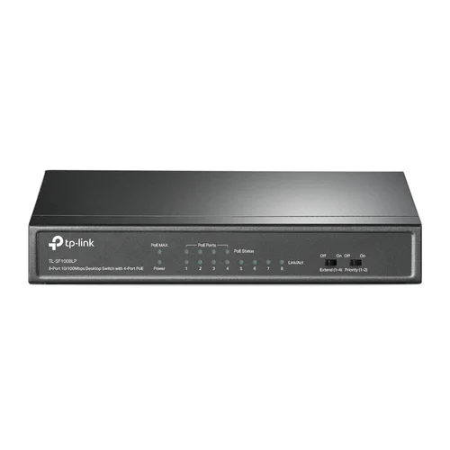 SWITCH DE ESCRITORIO DE 8 PUERT OS A 10 / 100MBPS CON POE EN 4 PUER
