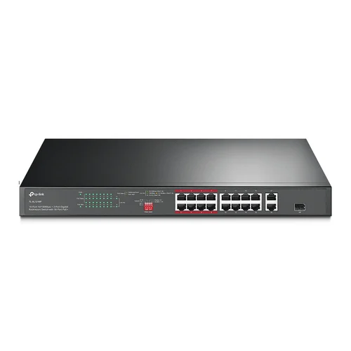 SWITCH PARA MONTAJE EN RACK DE 16 PUERTOS POE 10 100 MBPS