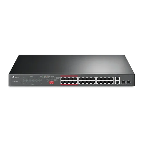 SWITCH 24 PUERTOS 10 100MBPS 2 PORT GIGABIT POE NO GESTIONAB