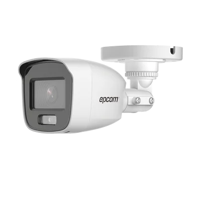 [ColorVu] Bala TURBOHD 2 Megapíxel (1080p) / Microfono Integrado / Imagen a color 24/7 / Lente 2.8 mm / METAL / Luz Blanca 20 mts / Exterior IP66 / TVI-AHD-CVI-CVBS / dWDR
