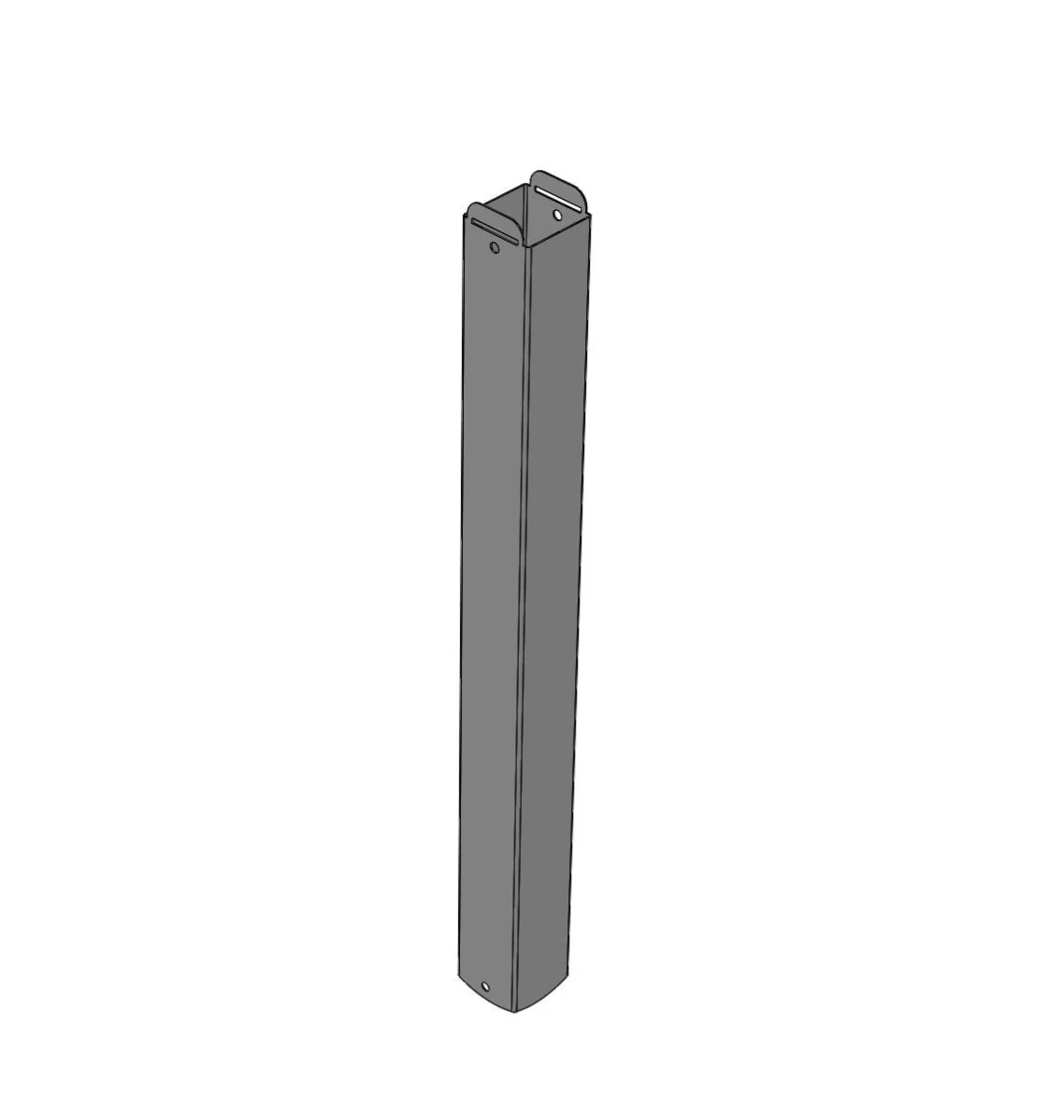Tótem para Canaleta Eléctrica Doble para Bajar Cables de Canaleta a Piso Billydesk