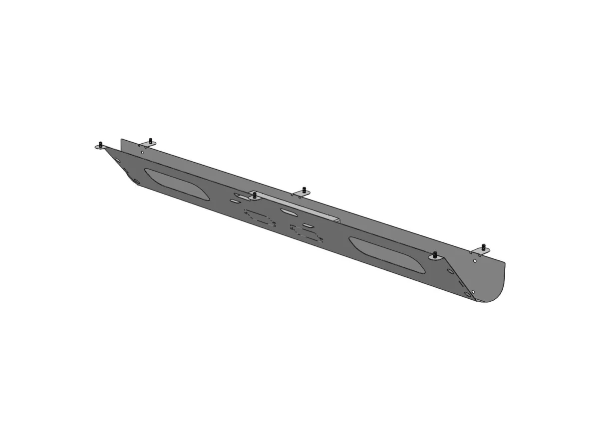 Canaleta Eléctrica Individual Billydesk para 120 cm