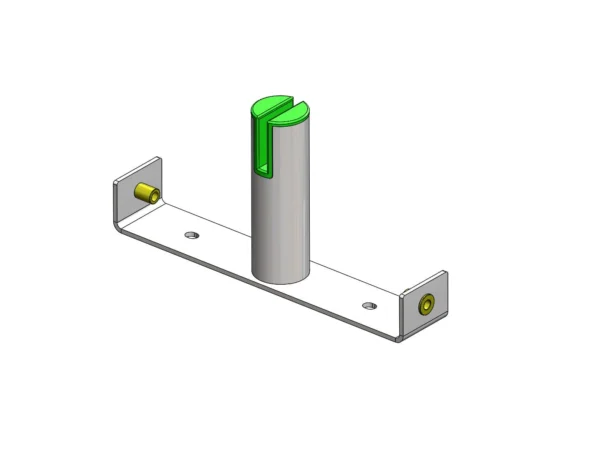 Montaje de Mini Mampara de 6mm con Espacio entre Mesas Billydesk (Requiere Acento para Mini Mampara)