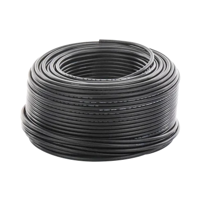 Cable Fotovoltaico Negro / 6mm² (10AWG) / Material COBRE /  2000V / Rollo de 100m