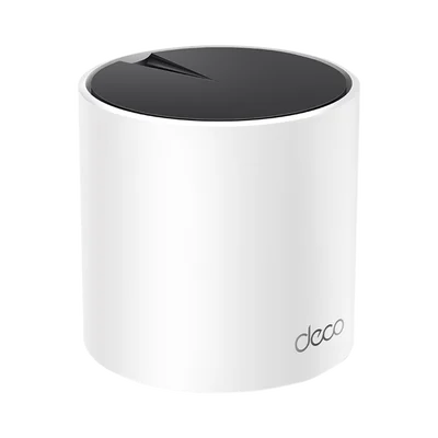 Router Inalámbrico MESH Interior para Hogar / Doble Banda Wi-Fi 6 AX3000 Mbps / 3 Puerto Gigabit WAN/LAN / 2 Antenas Internas / Administración Mediante la App Deco (iOS, Android) / Protección HomeShield