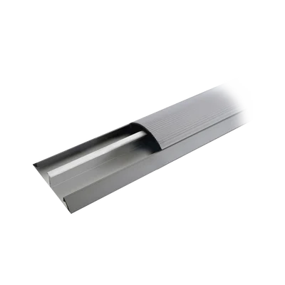 Ducto de media caña de aluminio, tramo de 2.5m de largo (8801-80300)