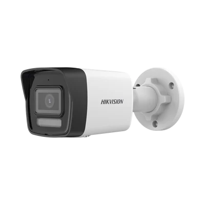 [Dual Light] Bala IP 8 Megapixel (4K) / Lente 2.8 mm / 30 mts IR + 30 mts Luz Blanca / Micrófono Integrado / ACUSENSE Lite / Exterior IP67 / H.265 / PoE  / Micro SD