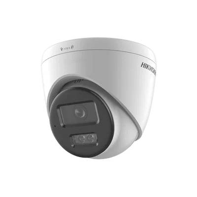 [Dual Light] Turret IP 8 Megapixel (4K) / Lente 2.8 mm / 30 mts IR + 30 mts Luz Blanca / Micrófono Integrado / ACUSENSE Lite / Exterior IP67 / H.265 / PoE / ONVIF / Micro SD