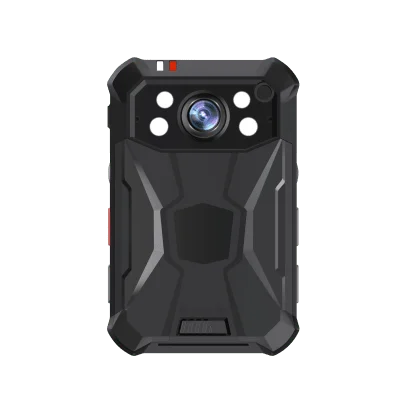 Body Camera Portátil / Grabación a 2K / Pantalla 2.4″ LCD / IP68 / H.265 / 64GB de Almacenamiento / GPS / WIFI / 3G y 4G / Fotos de Hasta 40 Megapixel / Micrófono Integrado