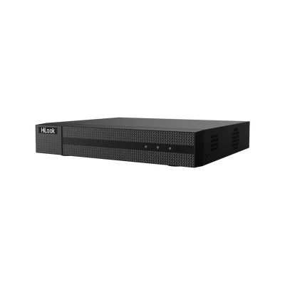 DVR 8 Canales TurboHD + 2 Canales IP / 2 Megapíxel (1080P) Lite / Motion Detection 2.0 (Evita Falsas Alarmas) / Audio por Coaxitron / 1 Bahía de Disco Duro / H.265+ / 1 Canal de Audio / Salida de Vídeo Full HD