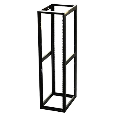 Rack Estándar 19″ de 4 Postes, Acero, 45 Unidades, Profundidad Ajustable.