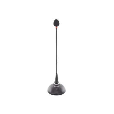 Micrófono | Cuello de Ganso con Base | Soporta Phantom | Salida Balanceada XLR