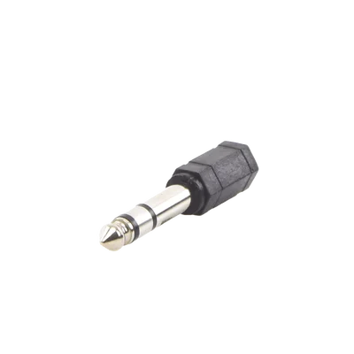 Adaptador de audio 3.5mm hembra a 6.3mm macho (Audio estereo)