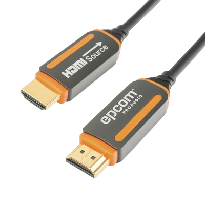 Cable HDMI de Fibra Óptica de 30 Metros (98.43 Pies) | Alta Definición | Versión 2.0 | Alta Velocidad 18Gbps | 4K@60Hz | HDCP 2.2 | Resistente a EMI y RFI