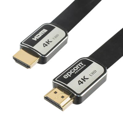 Cable HDMI de 10 Metros (32.81 Pies) | Alta Definición | Versión 2.0 | Alta Velocidad 18Gbps | 4K@60Hz | Conectores Chapados en Oro | Tipo Plano