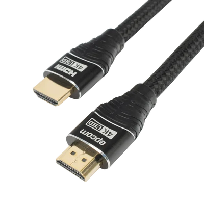 Cable HDMI de 5 Metros (16.40 Pies) | Alta Definición | Longitud | Versión 2.0 | Alta Velocidad 18Gbps | 4K@60Hz | Conectores Chapados en Oro | Tipo Redondo