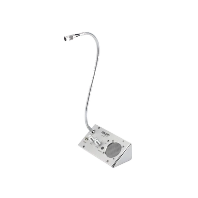 Sistema de Intercomunicación | Ideal para Ventanillas | Audio de voz de dos vías | 12V/1A 2W | Micrófono Interior + Micrófono Exterior
