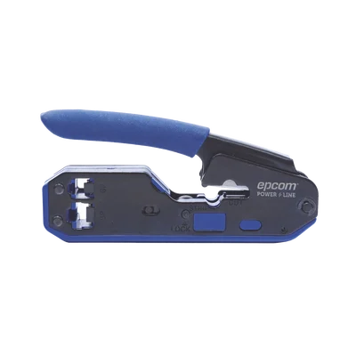 Pinza SLIM para Corte y Terminado de Plugs RJ45/RJ11, Acero al Carbón y Mango Ergonómico.