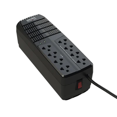 Regulador de Voltaje 2000 VA-1000 W / 4 Contactos con AVR / 4 Contactos con Supresor de Picos / Protección RJ11