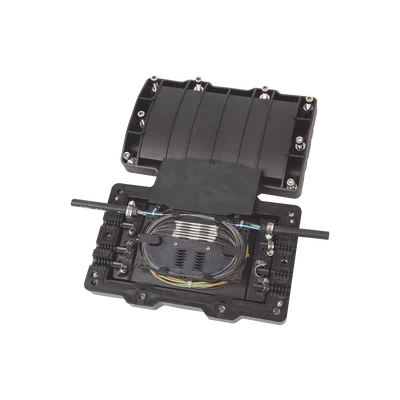 Caja de Distribución de Fibra Óptica Horizontal, hasta 48 Empalmes, Exterior IP68
