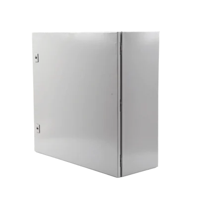 Gabinete de Acero, Nema 4 -IP 66 de 60 x 60 x 25 cm con Platina y certificado UL.
