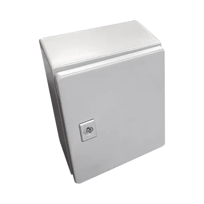 Gabinete de Acero, Nema 4 -IP 66 de 50 x 70 x 25 cm con Platina y certificado UL.