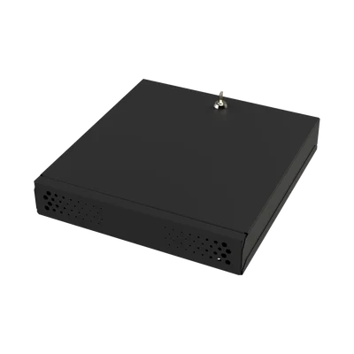 Gabinete Metálico para DVR/NVR. Tamaño Max. de DVR/NVR: 445 x 88 x 400mm (An.xAl.xProf.). Compatible con Fuente SLIM.